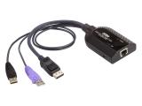 Описание и цена на KVM Aten KA7169 USB DisplayPort Virtual Media KVM Adapter with Smart Card Support