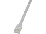 Описание и цена на лан кабел LogiLink SlimLine CAT 6 patch cable 25 cm white 