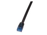 Описание и цена на лан кабел LogiLink SlimLine CAT 6 patch cable 25 cm black
