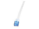 Описание и цена на лан кабел LogiLink SlimLine CAT 6 patch cable 50 cm white