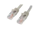 Описание и цена на лан кабел StarTech 10m Gray Cat5e Snagless Patch Cable