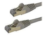 Описание и цена на лан кабел StarTech CAT6a patch cable, Grey, Snagless, Copper Wire, 1.5m