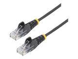 Описание и цена на лан кабел StarTech CAT6 Patch Cord, Black, Snagless, 0.5 m, Slim