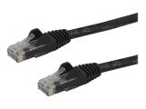 Описание и цена на лан кабел StarTech CAT6 Patch Cord, Snagless, Black, 50cm