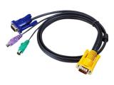 Описание и цена на KVM Aten keyboard / video / mouse KVM Cable 3m, 2L-5203P