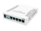Описание и цена на 5 port MikroTik RB260GS 5x Gigabit Ethernet Smart Switch