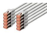 Описание и цена на оптичен кабел Digitus CAT 6 S/FTP patch cord 0.5 m, 10 units
