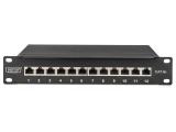 Digitus CAT 6A Patch Panel, shielded, 12-Port, 1HE, 10", black снимка №2 Digitus CAT 6A Patch Panel, shielded, 12-Port, 1HE, 10", black снимка №2