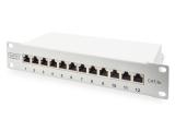 Описание и цена на patch panel Digitus CAT 6A 12-Port Patch Panel, 1HE, 10", grey