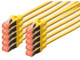 Описание и цена на лан кабел Digitus CAT 6 S/FTP patch cord 1m, 10 units, yellow