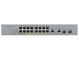 ZyXEL GS1350-18HP, 18-портов, Gigabit, Управляем, PoE 250W снимка №2