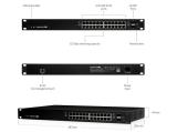 Ubiquiti 26-Port Layer 3 PoE switch, ES-24-250W снимка №2