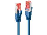 Описание и цена на лан кабел Lindy Cat 6 S/FTP Network Cable 1m, Blue