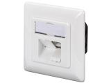 Описание и цена на за монтаж Digitus CAT 6A network outlet, design compatible, shielded, flush mount