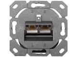 Digitus CAT 6A network outlet, design compatible, shielded, flush mount  снимка №3