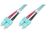 Digitus SC OM3 Fiber Optic Multimode Patch Cord 10m DK-2522-10/3 оптичен кабел кабели и букси SC Цена и описание.