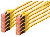 Описание и цена на лан кабел Digitus CAT 6 S/FTP patch cords 2m, 10 units, yellow