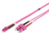 Описание и цена на оптичен кабел Digitus LC/SC OM4 Fiber Optic Multimode Patch Cord 2m DK-2532-02-4