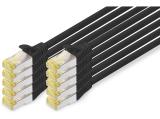 Описание и цена на лан кабел Digitus CAT 6A S/FTP patch cords 5m, 10 pieces, black