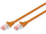 Описание и цена на лан кабел Digitus CAT 6 S/FTP patch cord 1m DK-1644-010/OR