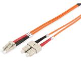 Описание и цена на оптичен кабел Digitus LC / SC OM2 Fiber Optic Multimode Patch Cord 1m