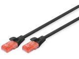 Описание и цена на лан кабел Digitus CAT 6 U/UTP patch cord 0.5m DK-1612-005/BL