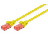 Digitus CAT 6 U/UTP patch cord 1m DK-1617-010/Y - кабели и букси