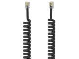 Описание и цена на телефонен кабел Hama 4p4c Telephone Cable 3m 201151