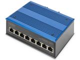 Описание и цена на 8 port Digitus 8 Port Fast Ethernet Network Switch, Industrial, Unmanaged