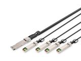 Описание и цена на direct attach cable (DAC) Digitus 40G QSFP+ to 4X SFP+ Direct Attach Cable 5m