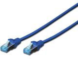Описание и цена на лан кабел Digitus CAT 5e SF/UTP patch cord 0.5m DK-1532-005/B