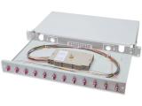 Digitus Fiber Optic Sliding Splice Box, 1U, Equipped, LC, OM4  снимка №2