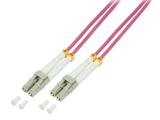 Описание и цена на оптичен кабел LogiLink OM4 LC Fiber Optic Multimode Cable 0.5m