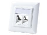 Описание и цена на за монтаж LogiLink Face plate for Keystone Modules NK4020