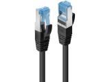 кабели и букси Lindy Cat.6A S/FTP TPE Network Cable 15m - Black Lindy Cat.6A S/FTP TPE Network Cable 15m - Black - кабели и букси