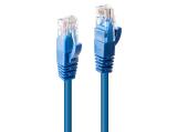 Описание и цена на лан кабел Lindy Cat 6 U/UTP Network Cable 0.5m, Blue