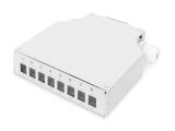 Описание и цена на за монтаж Digitus Din Rail Splice Box for 8 LC/DX couplers DN-96891
