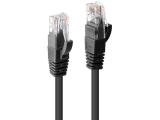 Описание и цена на лан кабел Lindy Cat 6 U/UTP Network Cable 0.3m, Black