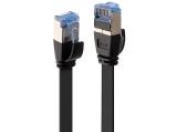 Описание и цена на лан кабел Lindy Cat 6A U/FTP Flat Network Cable 0.3m - Black