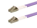 Описание и цена на оптичен кабел SeaMAX Оптична корда 3m, LC-LC UPC, MM OM4 50/125, duplex, 2.0mm, LSZH