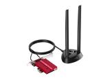 Cudy WE4000, PCIe, 2.4/5 GHz, 574 - 2402 Mbps Ethernet Adapter - мрежови карти