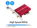Cudy WE4000, PCIe, 2.4/5 GHz, 574 - 2402 Mbps Ethernet Adapter снимка №3