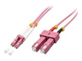 Описание и цена на оптичен кабел Lindy patch cable OM4 SC/LC - 2 m - purple