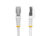 StarTech 1m White CAT8 Ethernet Cable, Snagless RJ45, 25G/40G, 2000MHz, 100W PoE++, S/FTP снимка №2 StarTech 1m White CAT8 Ethernet Cable, Snagless RJ45, 25G/40G, 2000MHz, 100W PoE++, S/FTP снимка №2
