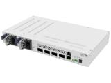 Описание и цена на жични MikroTik 16P+4 CRS504-4XQ-IN QSFP28 M RM