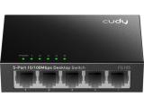 Описание и цена на 5 port Cudy FS105, 5-ports 10/100 Mbps RJ 45, Метален корпус