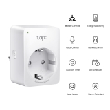TP-Link Управляем контакт Tapo P110M, 2990W, Wi-Fi, Matter-certified снимка №2