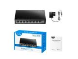 Cudy FS108, 8-портов 10/100 Mbps RJ 45, Метален корпус снимка №3