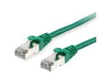 Описание и цена на лан кабел Equip Patchcable Cat6A S/FTP 2xRJ45 1m green LSZH Polybag