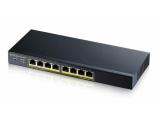 Описание и цена на 8 port ZyXEL Smart Switch 8x GbE GS1900-8HP V3 L2 PoE 77Watt